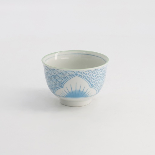 [21196] Lily Flower Cup 8.4x5.5cm 150ml Light Blue 21196 12/144