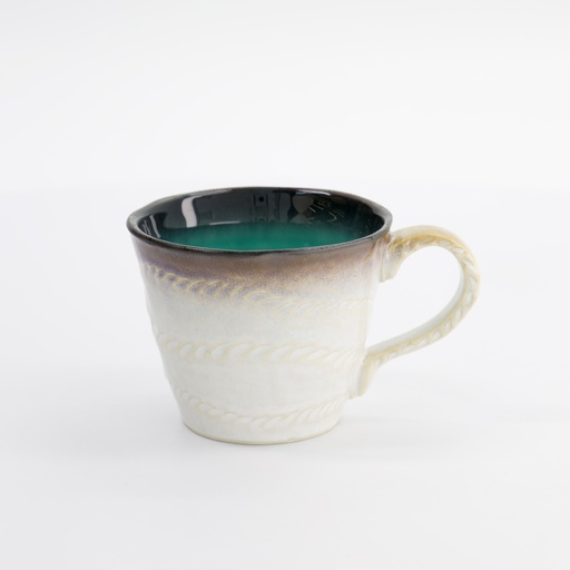 [21324] Yamasaku Mug Turquoise 12.5x9x7.5cm 200ml 21324 6/72