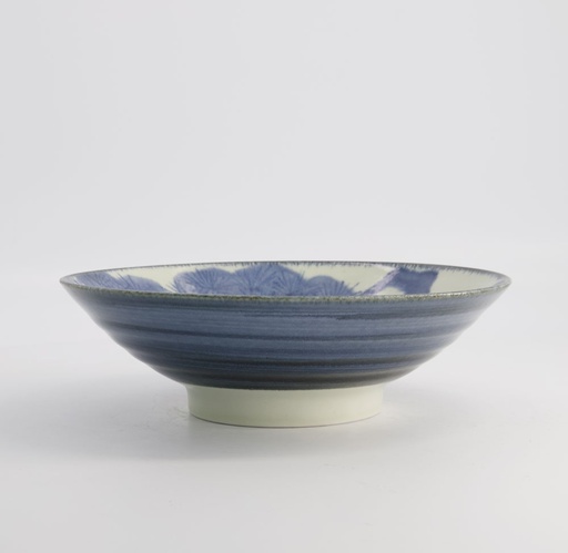 [21218] Mixed Bowl Pine 24.5x7.5cm Blue/White 1400ml 21218 4/24