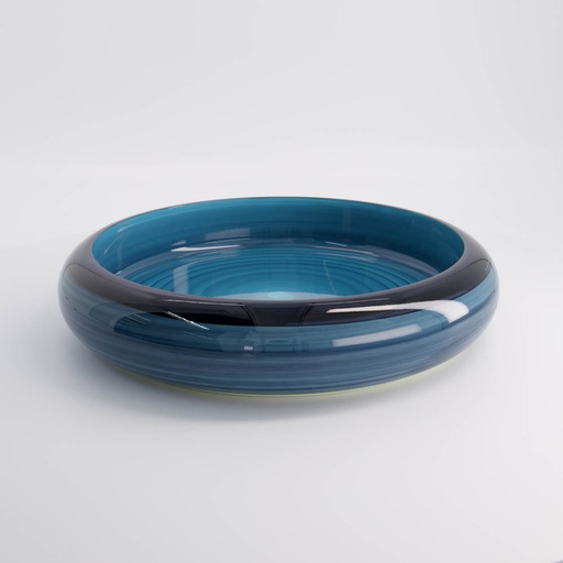 [20853] Sushi Oke Blue Azure No.10 Outer 33.8x6.8cm Inner 28.4x4.7cm 20853 1/20
