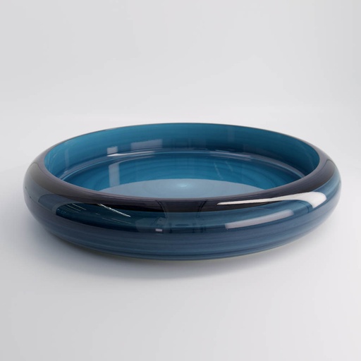 [20855] Sushi Oke Blue Azure No.13 Outer 43.8x7.4cm Inner 37.6x5.2cm 20855 1/10