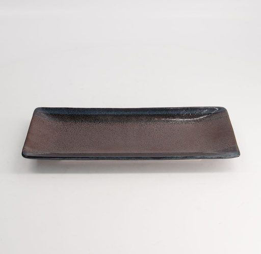 [21061] Mino Craft Rectangular Plate 28.5x12.5x2.5cm Black 4/32