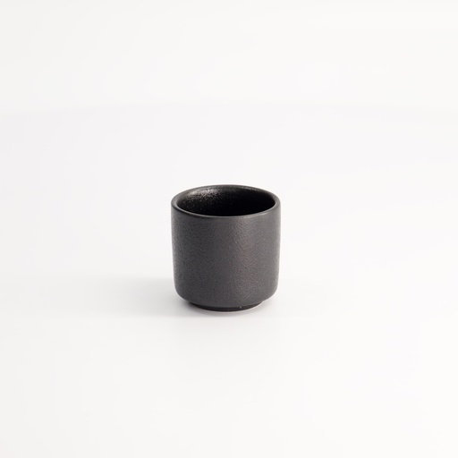 [20399] Yuzu Black Sake Cup 4.7x4.5cm 50ml Matte Black A0960Y101 24/288