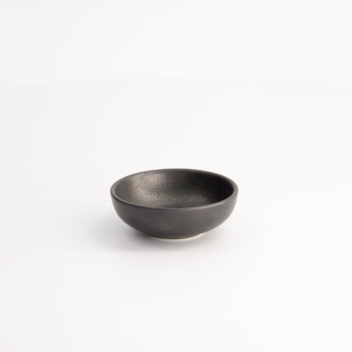 [20380] Yuzu Black Saucer 7.2x2.1cm A25191Y101 24/192