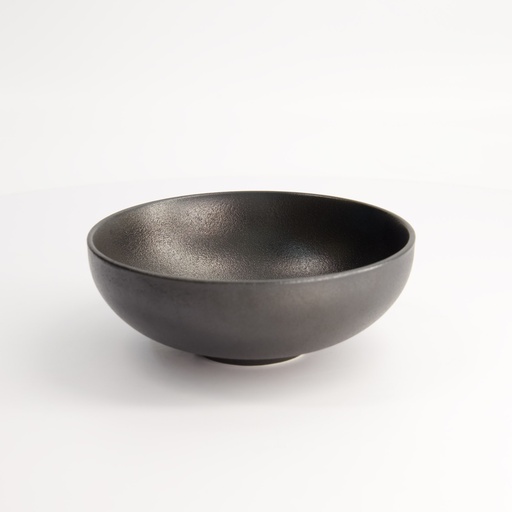 [20386] Yuzu Black Round Bowl 16x5.9cm 630ml A21813Y101 4/48