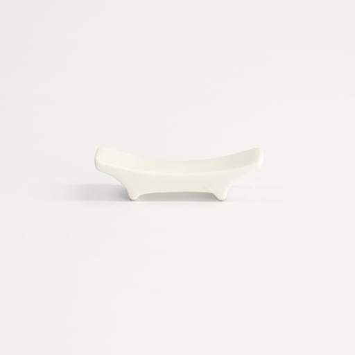 [7209] Chopsticks Rest 6.5x1.8x1.5cm White A0243 36/720