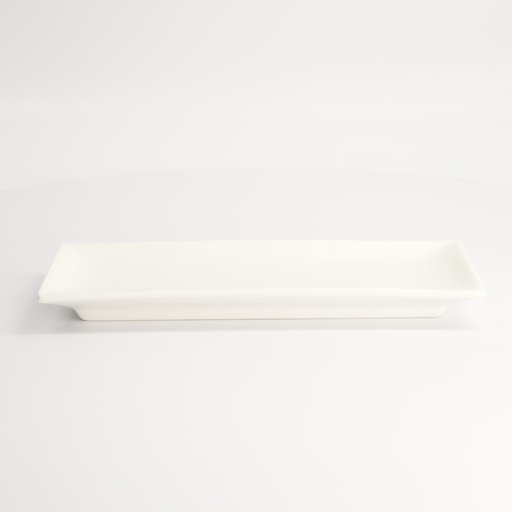 [7169] White Series Plate 26x11x2.6cm White A0399 4/24