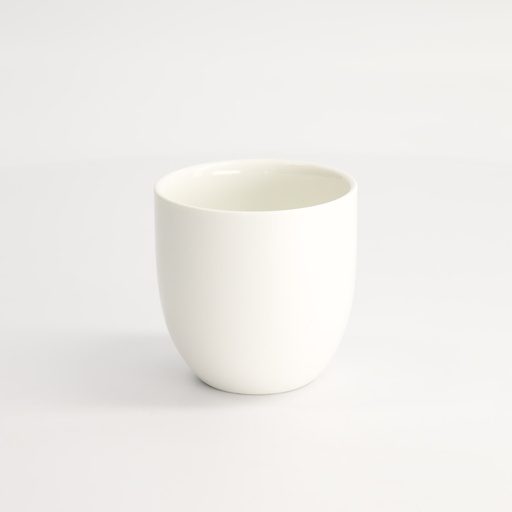 [7180] White Series Cup 7.5x7cm 250ml White A0523 6/72
