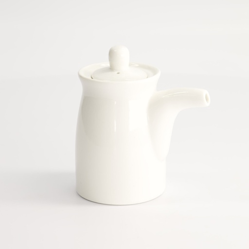 [7857] White Series Sauce Dispenser 12x7cm 190ml White A7097 4/72