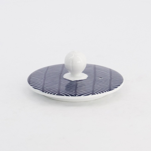 [3322] Lid for Cast Iron Teapot Bleu de Nimes Herringbone 3322 1/120