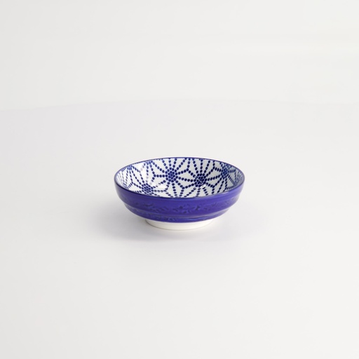 [15604] Nippon Blue Dish 9.5x3cm Star E 15604 12/144