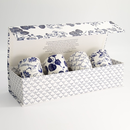 [16728] Flora Japonica Cup Giftset 4pcs 6.7x7.7cm 170ml 16728 1/12