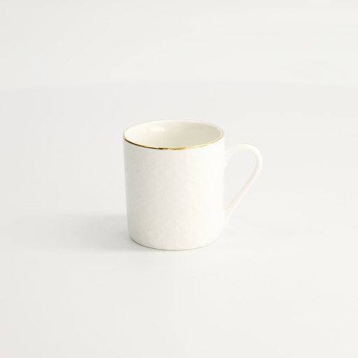 [16837] Nippon White Gold Rim Straight Cup Stripe 100ml 6/60