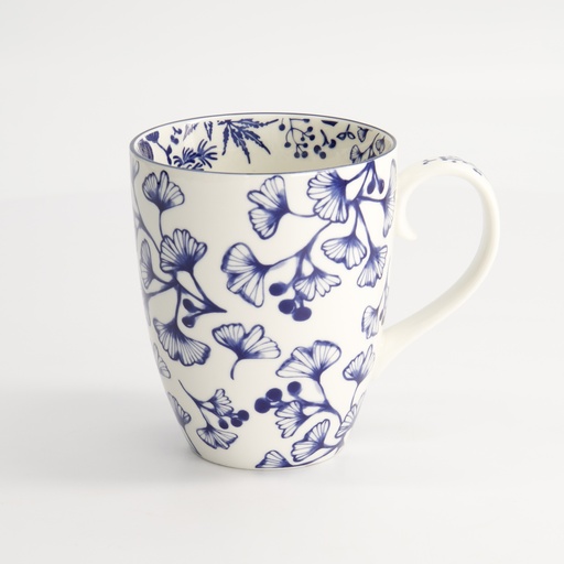 [16971] Flora Japonica Mug 8.5x10.2cm 340ml Gingko 16971 6/36