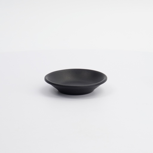 [8550] Melamine Zen Sauce Dish 8x1.6cm Black F52(A52) 24/288