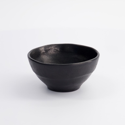 [8551] Melamine Zen bowl 11x5.4cm 250ml Black F21 12/96