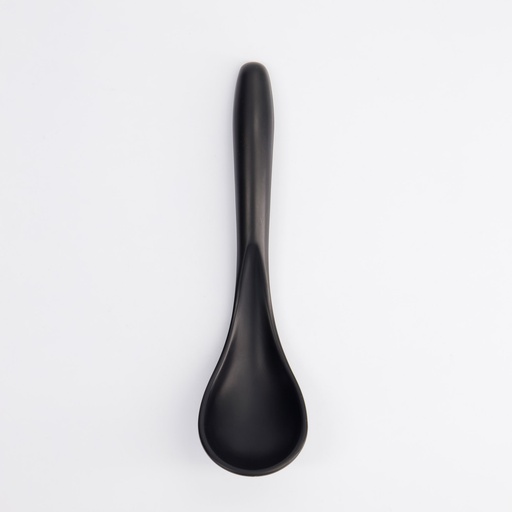 [8553] Melamine Zen Spoon 18.5cm Black 8207 48/576