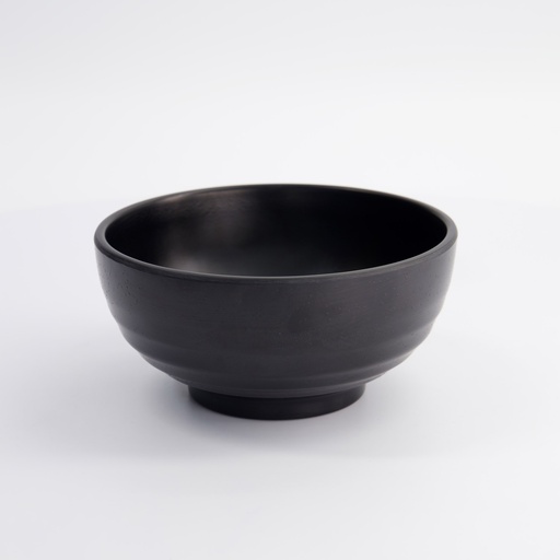 [8555] Melamine Zen bowl 16x8cm 700ml Black A1206 (JW1206) 6/48