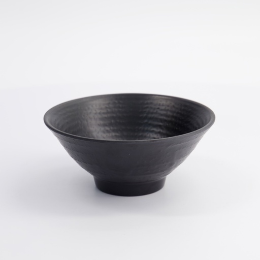 [8024] Melamine Zen Ramen Bowl 14.2x6.4cm 325ml Black JW1005 12/96