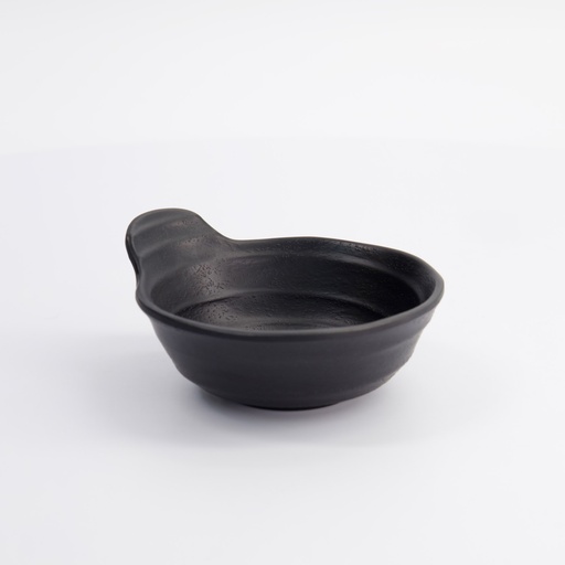 [8018] Melamine Zen Tempura Sauce Bowl 11.4x5.7cm 175ml Black JWT55 24/144