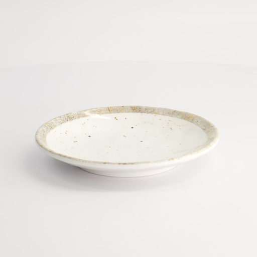 [18230] Melamine Earthware Round Plate 15.5x2.4cm R37006 12/96
