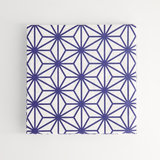 [14286] Napkin 33x33cm 20pcs pack Nippon Blue Star-Wave  TDS-2 1/12