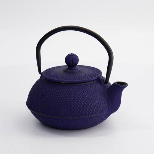 [4287] WY Tea Kettle Iron Arare 0.6L BLUE  1/8