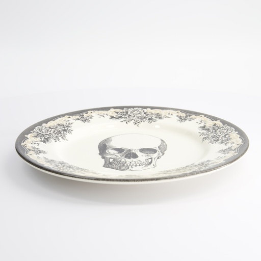 [20180] Skull Design Bald Skull Plate 28x2.3cm 20180 6/6