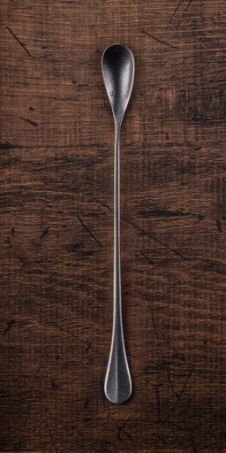 [17220] CP Vintage Black Baguette Classic Parfait Spoon 22.5cm 557095 (N!)