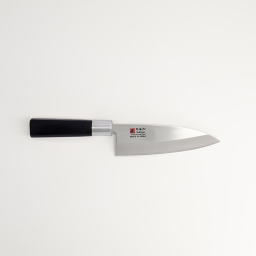 [18289] Knife Stainless Steel Deba 15cm Black Handle SRP300 1/60