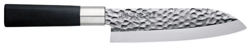 [16600] Knife Stainless Steel Santoku 165mm Hammered Style SRHP100 1/60