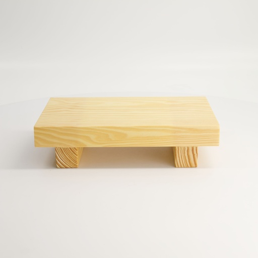 [18836] Wooden Sushi Geta High Model 24x15x6cm F11-17-24 1/24