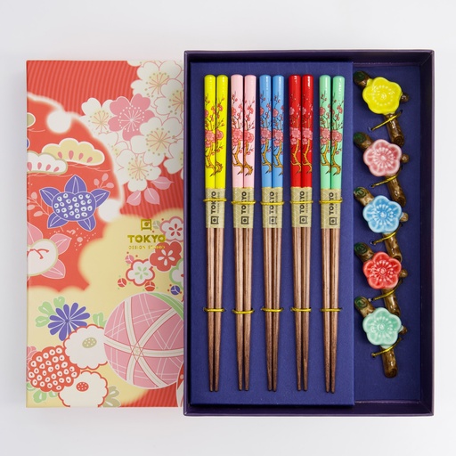 [20906] Chopstick Giftset/10 Sakura DJKZ-A-066 20906 1/36