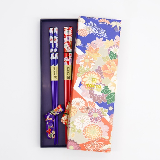 [20907] Chopstick Giftset/2 Washi Bow DJKZ-A-067 20907 1/36
