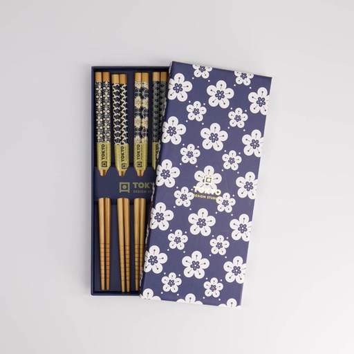 [20908] Chopstick Giftset/5 Blue DJKZ-A-069 20908 1/100