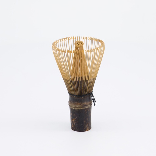 [18363] Matcha Whisk (Chasen) 6x11cm Black Bamboo (80strings) 18363 1/25