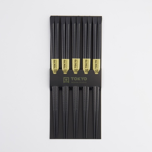 [17934] Chopstick Set/5 Polymer Glassfibre Tensoge Shape A4-D289 10/100