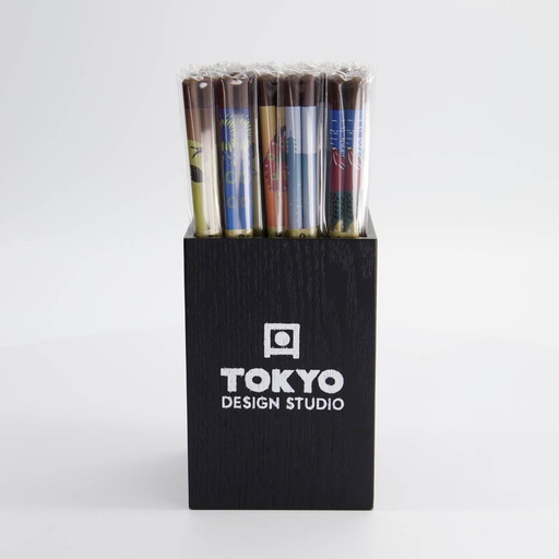 [18350] Chopstick 50pair Assorted Design 18350 1/8