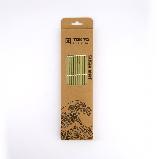 [8400] Kitchen TDK FZ Sushi Mat 24x21cm Bamboo M-48 10/200