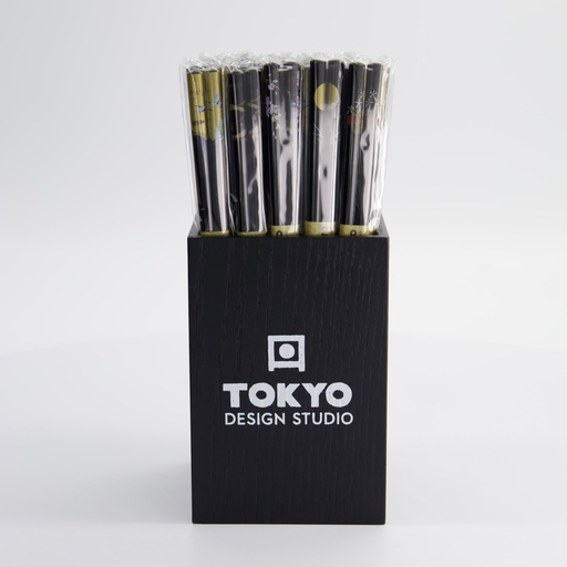 [4074] Chopstick 50pair Black B-105KB-2  1/8