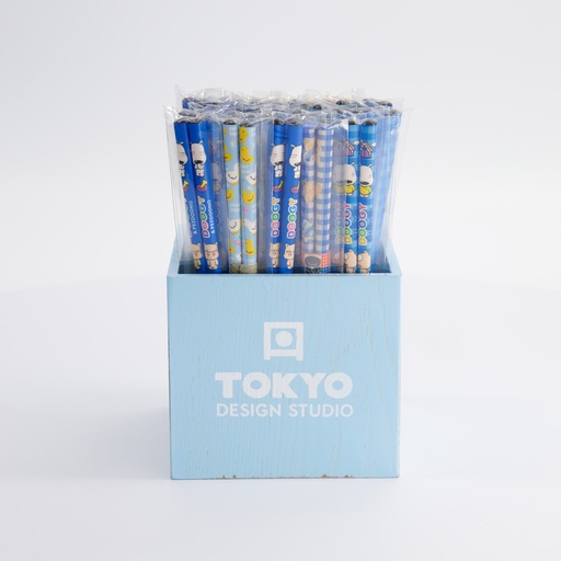 [8891] Chopstick 50pair Children Box Blue CHB-50 1/10