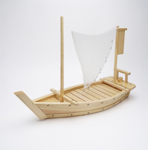 [8582] Wooden Sushi Boat 70x26.5cm MC-70 F2-70 1/6
