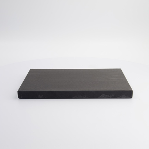 [21167] Kitchen Cutting Board Black High-Soft 30x20x2cm 1/20