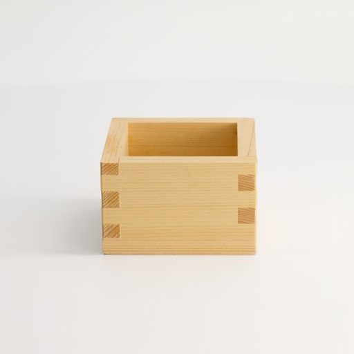 [4314] Wooden Sake Cup Masu 8.2x8.2x5cm 12207 4314 1/200
