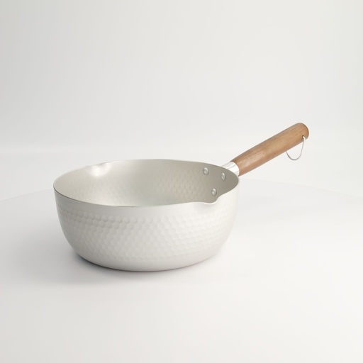 [20409] Kitchen Aluminium Yukihira Pan 22x6.6cm 2.8L IH&GAS   20409 1/16