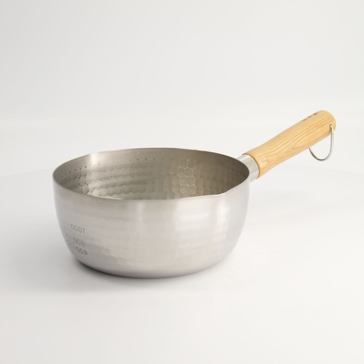 [20823] Kitchen Stainless Steel Yukihira Pan 18cm 450826 IH&GAS   1/20