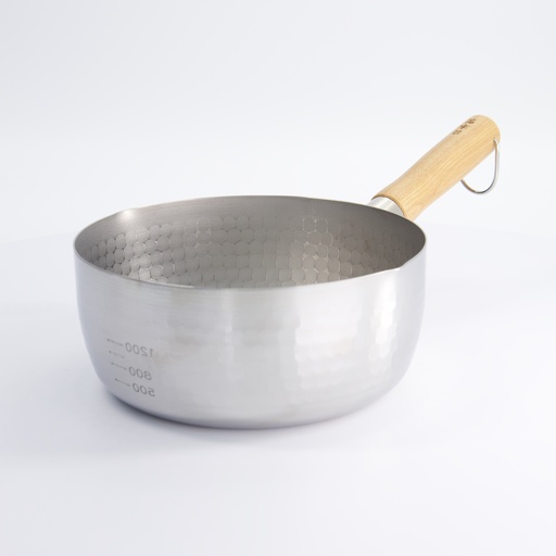 [20824] Kitchen Stainless Steel Yukihira Pan 20cm 450833 IH&GAS 1/20