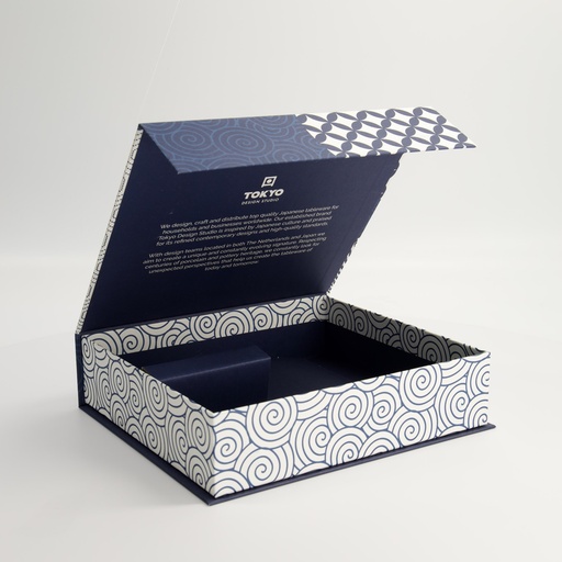 [24323] Paper Giftbox 8B 24.5x22x6cm Sushi Set Kotobuki for: 6pcs Sushi Set