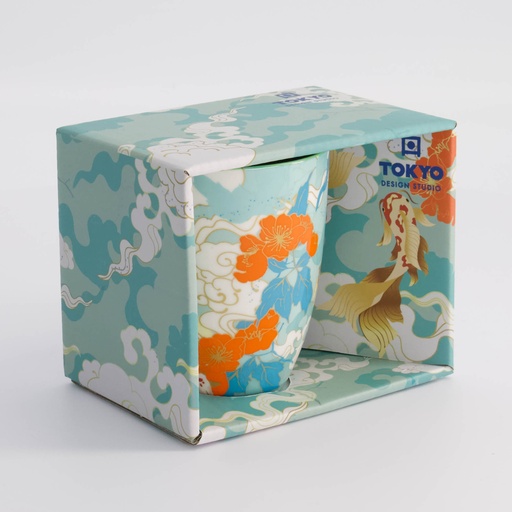 [21535] Kawaii Goldfish Mug W/Giftbox 8.5x10.2cm 340ml 21535 1/36