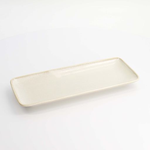 [21560] Titanium Matte Plate 29.8x12.3x2.7cm 21560 6/48